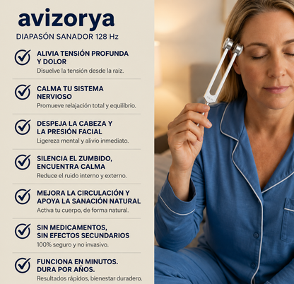 Avizorya™|Diapasón Terapéutico de 128Hz