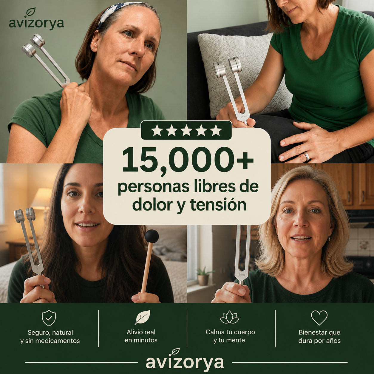 Avizorya™|Diapasón Terapéutico de 128Hz
