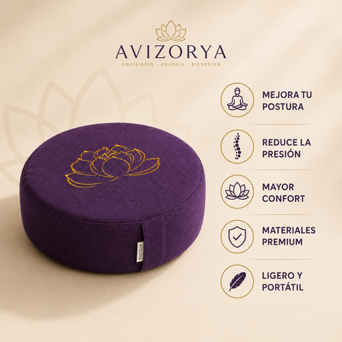 Cojín Lotus Premium para Meditación
