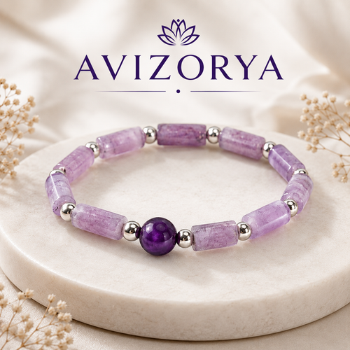 Pulsera de Amatista Natural "Serenity" | Avizorya